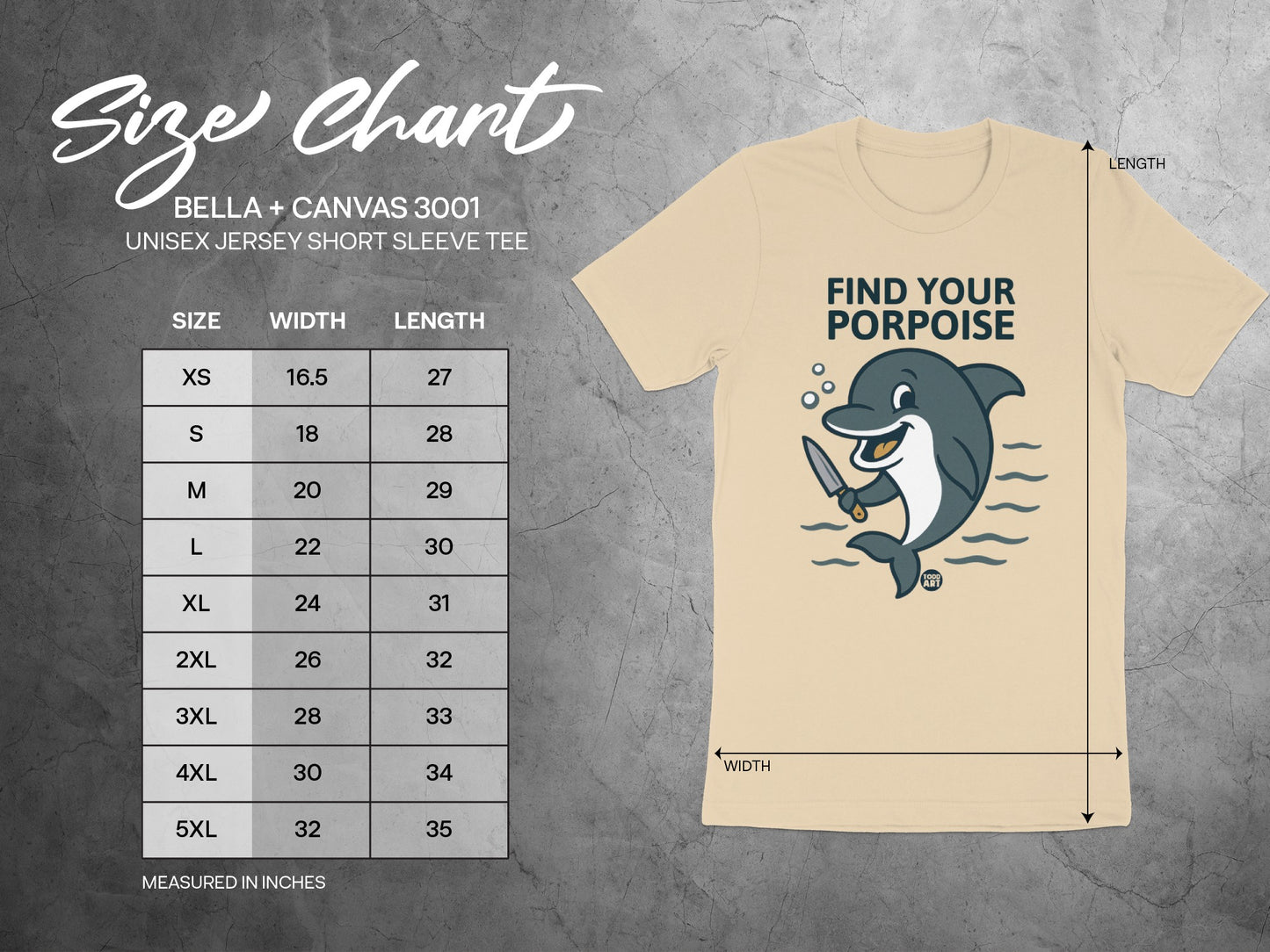 Find Your Porpoise Unisex Short Sleeve Tee product type