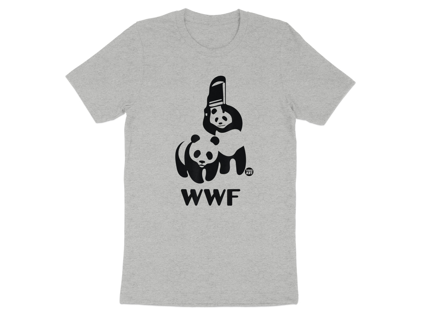 WWF Logo with Adorable Panda Design T-Shirt