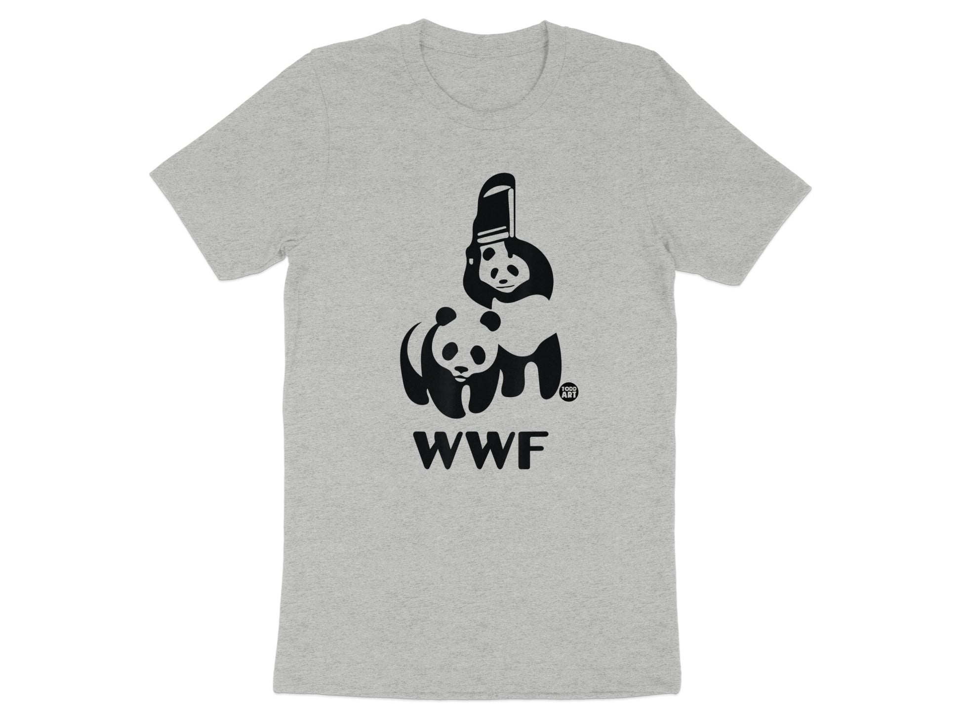WWF Logo with Adorable Panda Design T-Shirt