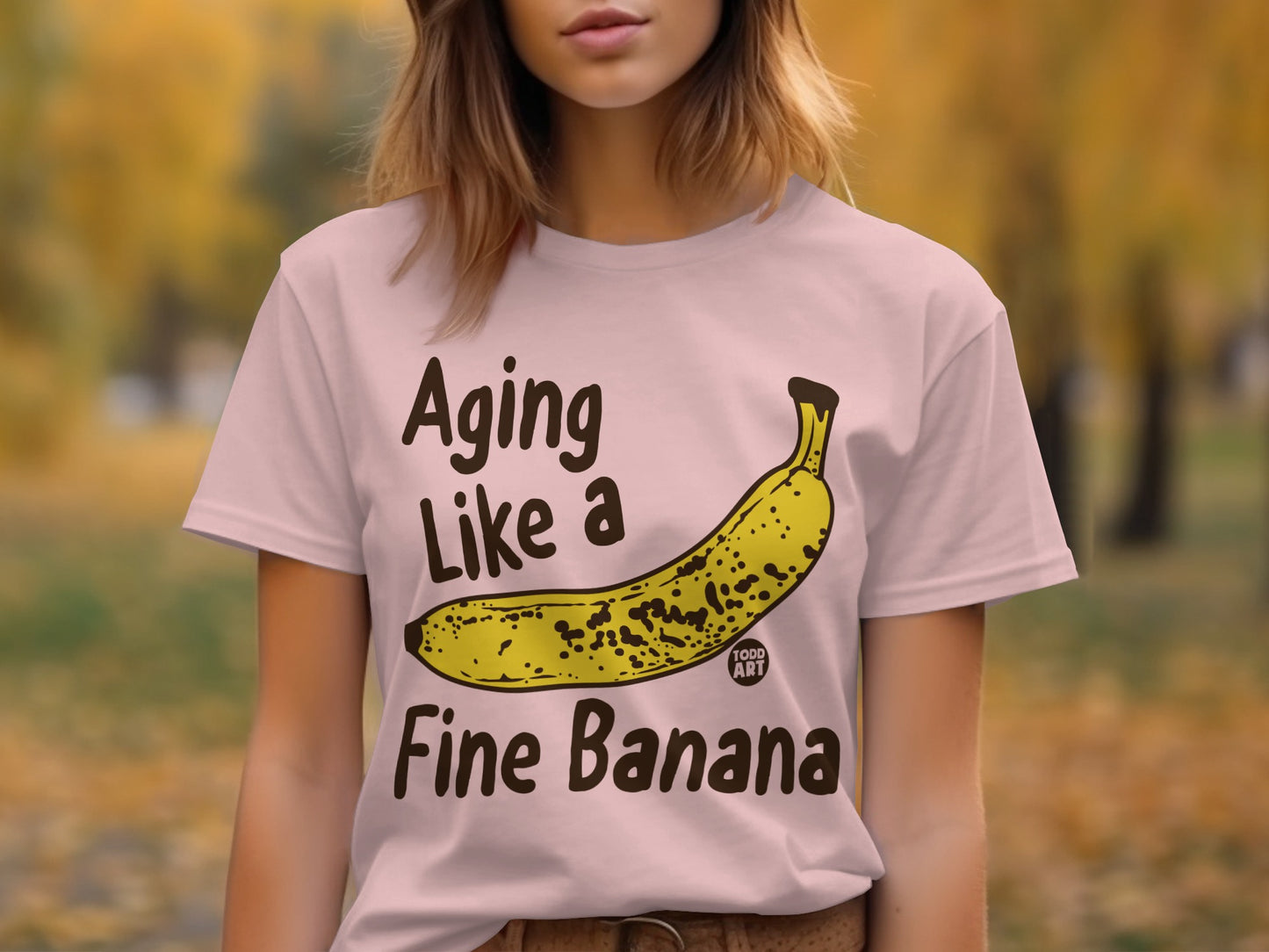 Aging Like a Fine Banana Graphic T-Shirt product