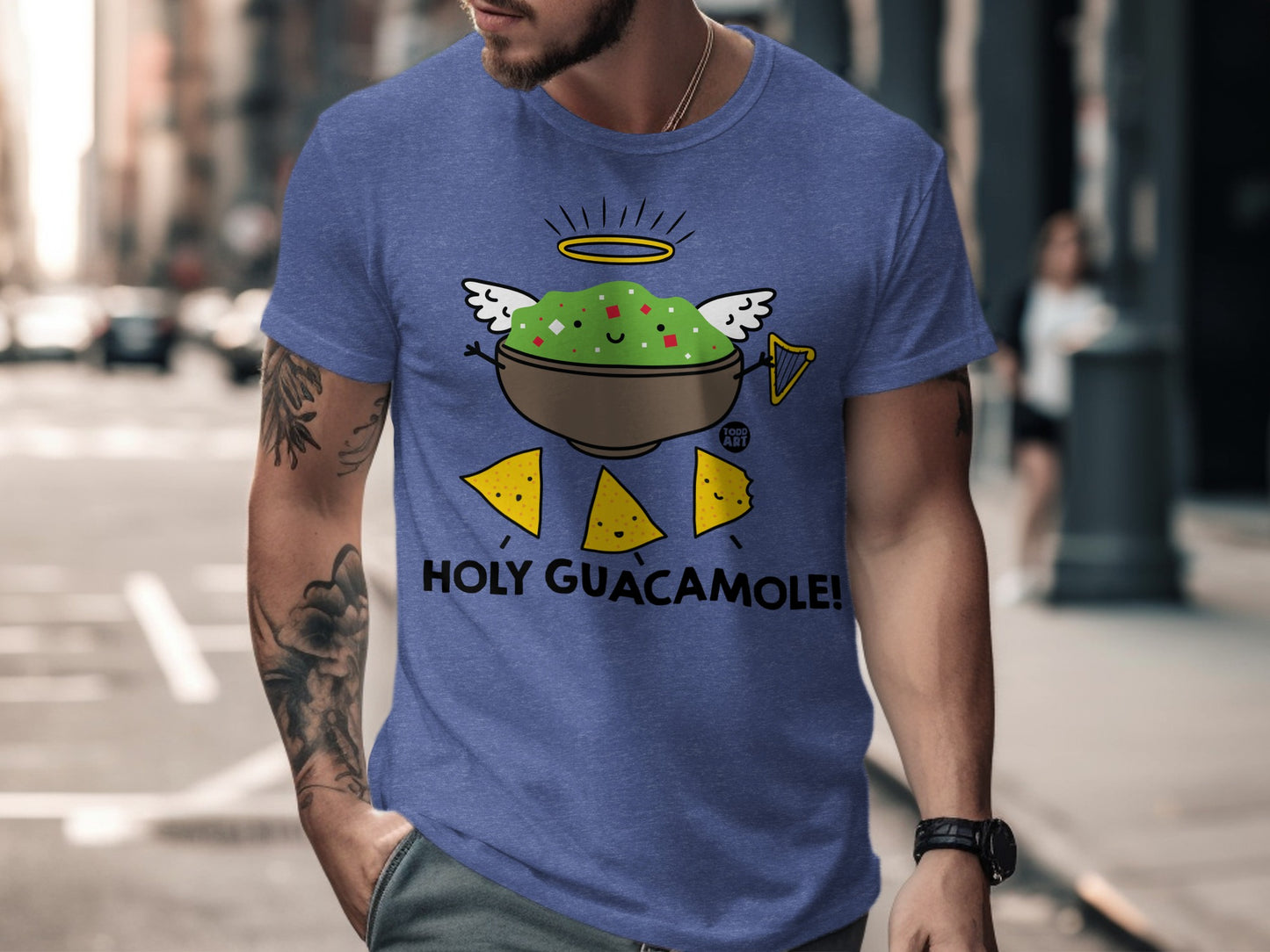 Holy Guacamole Graphic Tee with Fun Design