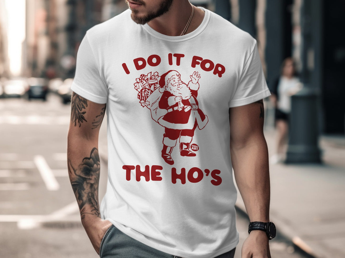 I Do It For The Ho's Santa Claus T-shirt