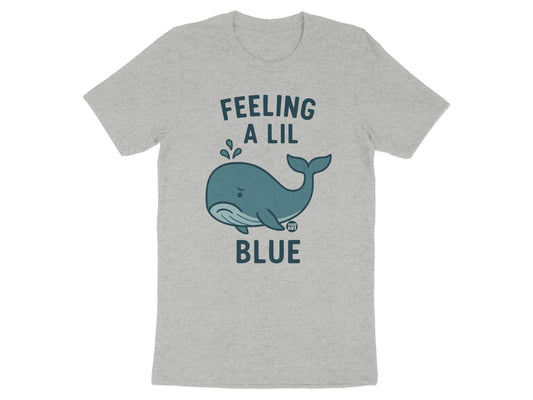 Feeling A Lil Blue Whale Graphic T-Shirt Product