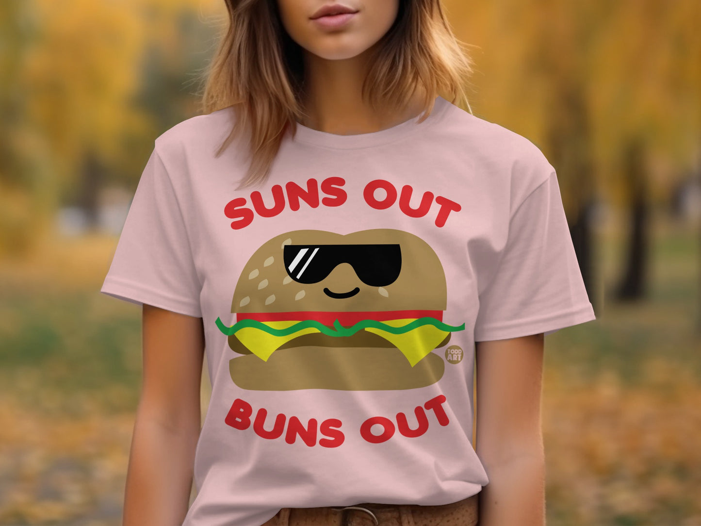 Suns Out Buns Out Cute and Fun T-Shirt Product