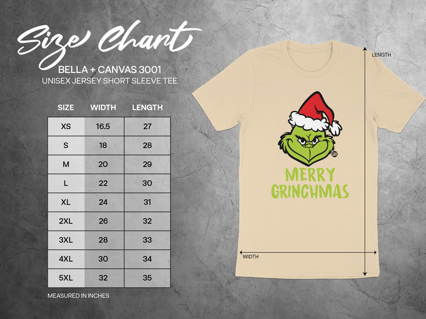MERRY GRINCHMAS Santa Hat Graphic Shirt product type