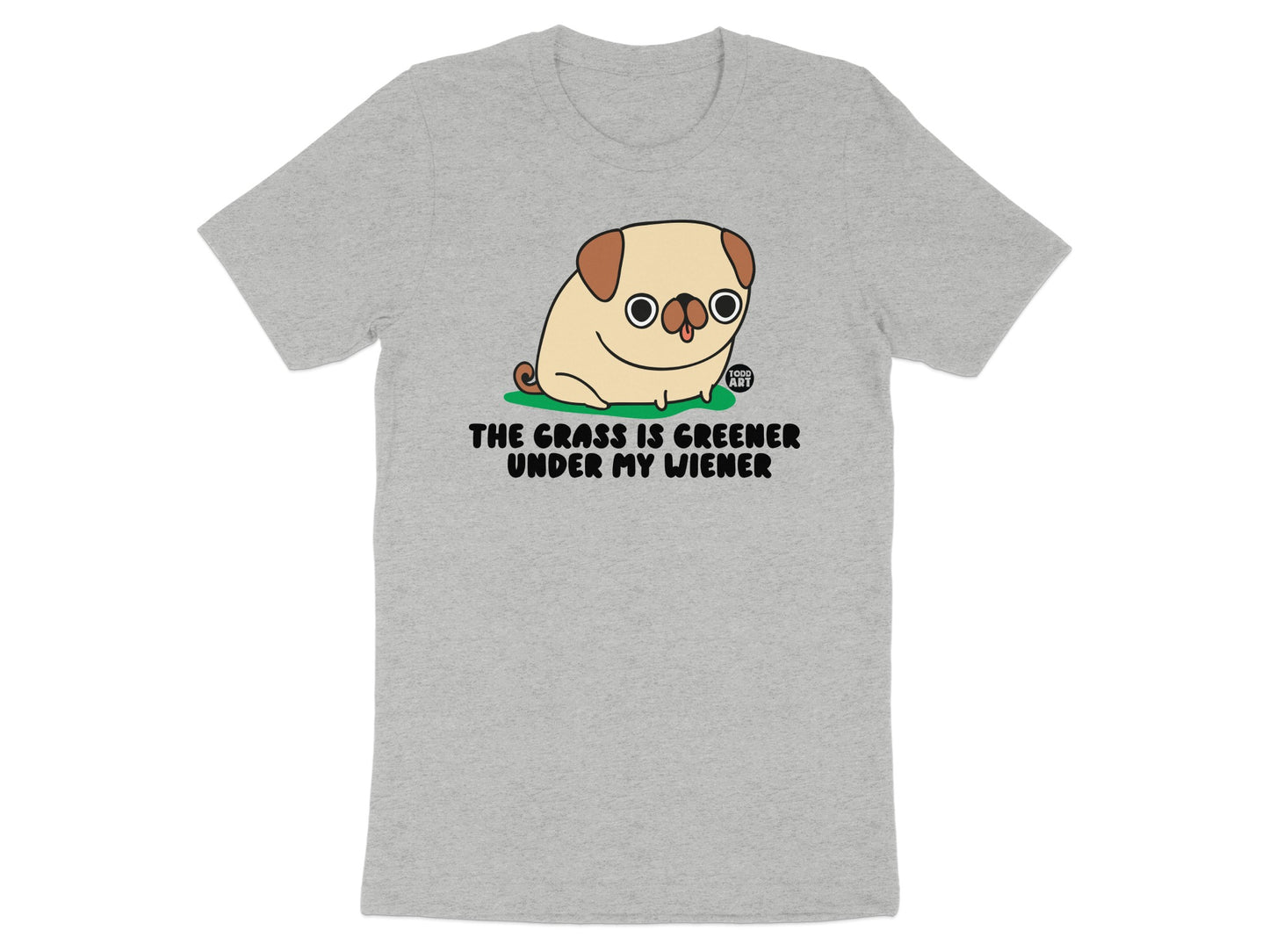 The Grass Is Greener Under My Wiener T-Shirt product