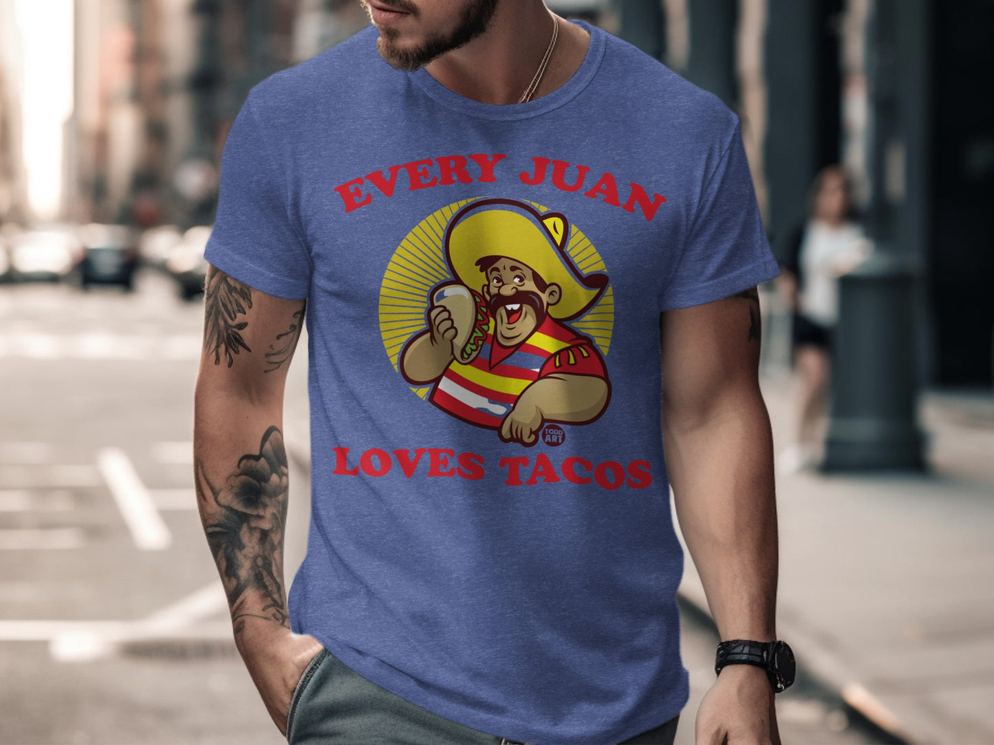 Every Juan Loves Tacos Graphic Tee Shirt