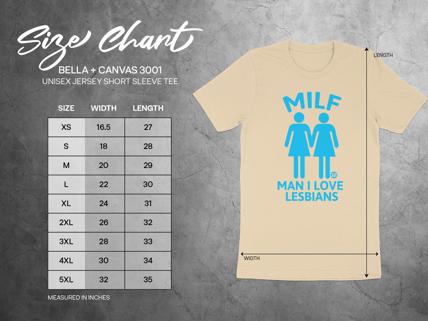 MILF Man I Love Lesbians Unisex Short Sleeve Tee product