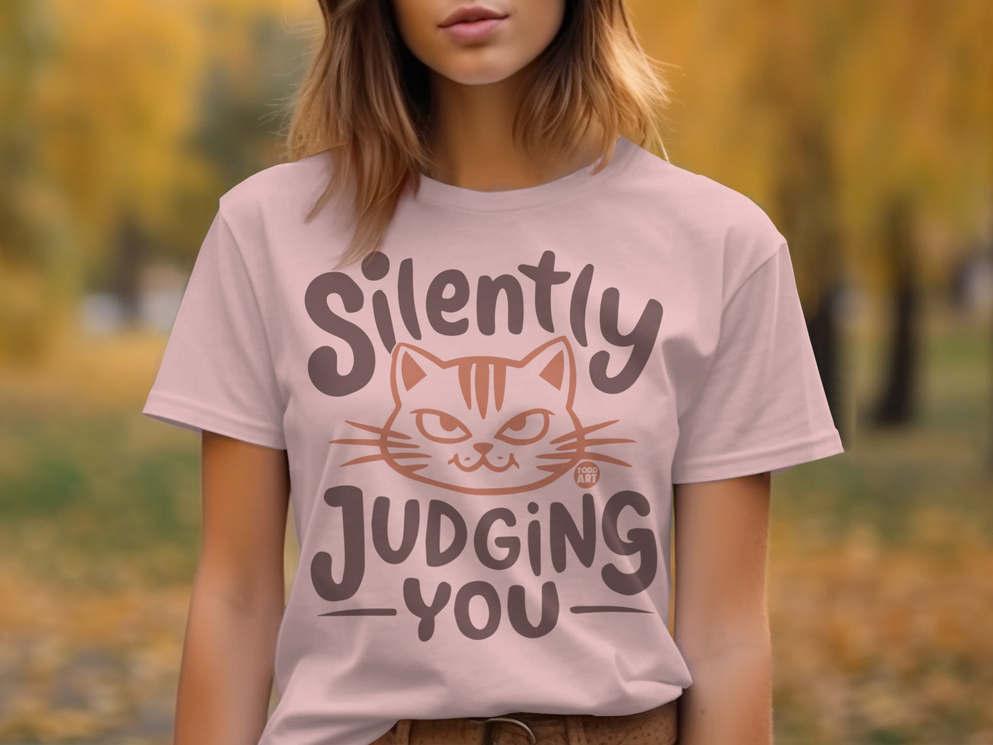 Silently Judging You Cat Graphic T-shirt product
