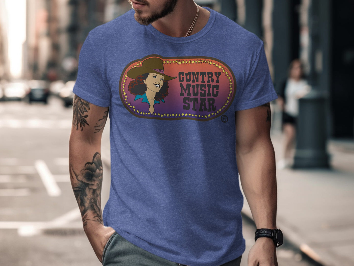 Country Music Star Graphic Design T-shirt product