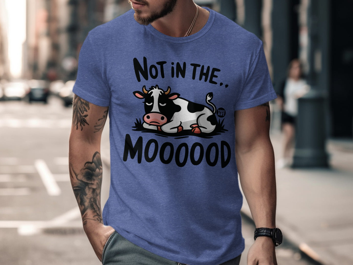 Not In The Moood Funny Graphic T-shirt product
