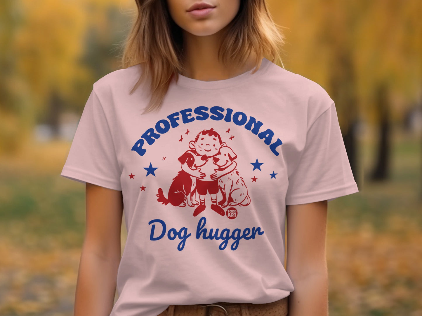 Professional Dog Hugger Graphic Tee product type