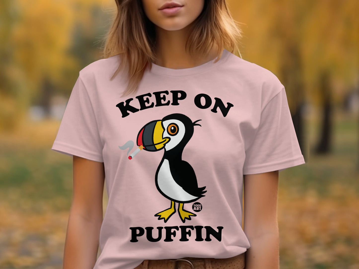 Keep On Puffin Graphic T-Shirt Cute Puffin Lover product