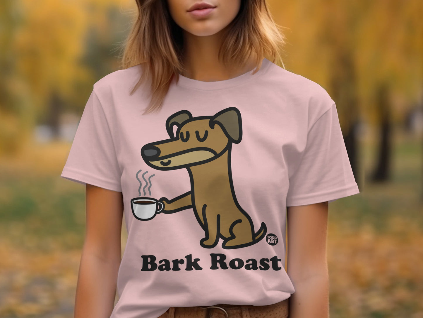 Bark Roast Coffee Lover Dog Graphic T-Shirt product