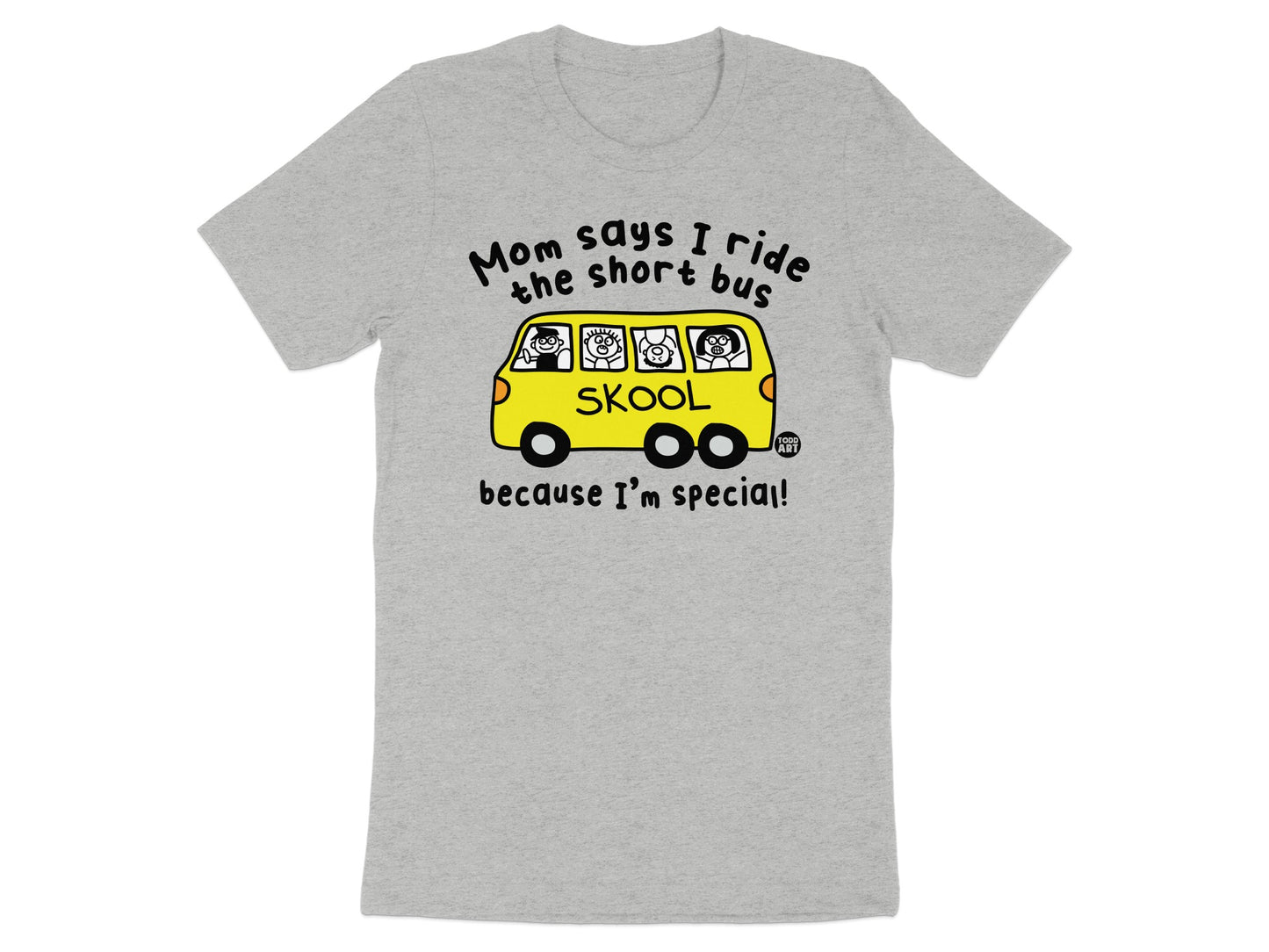 Mom Says I Ride The Short Bus Graphic T-shirt product