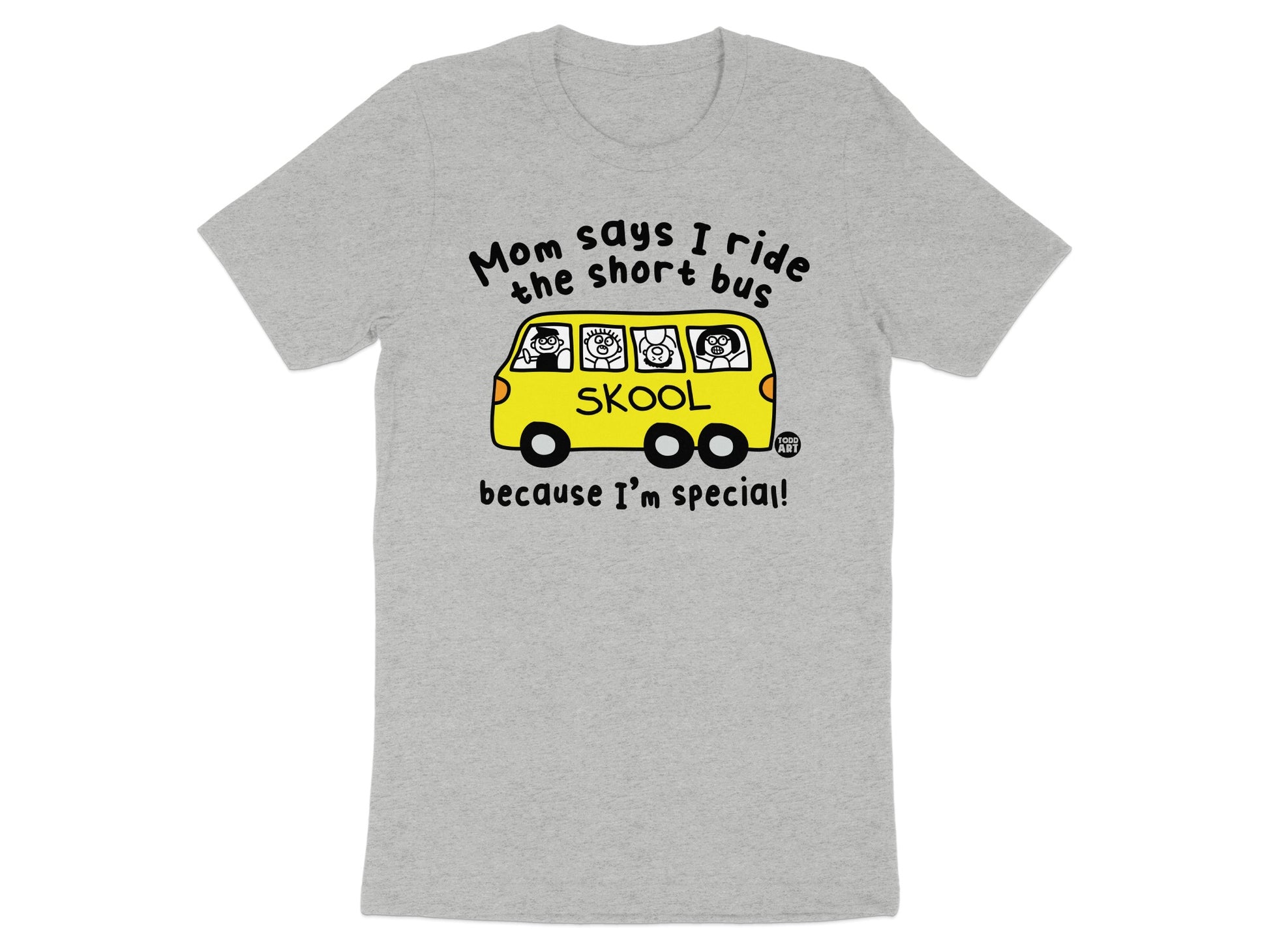 Mom Says I Ride The Short Bus Graphic T-shirt product