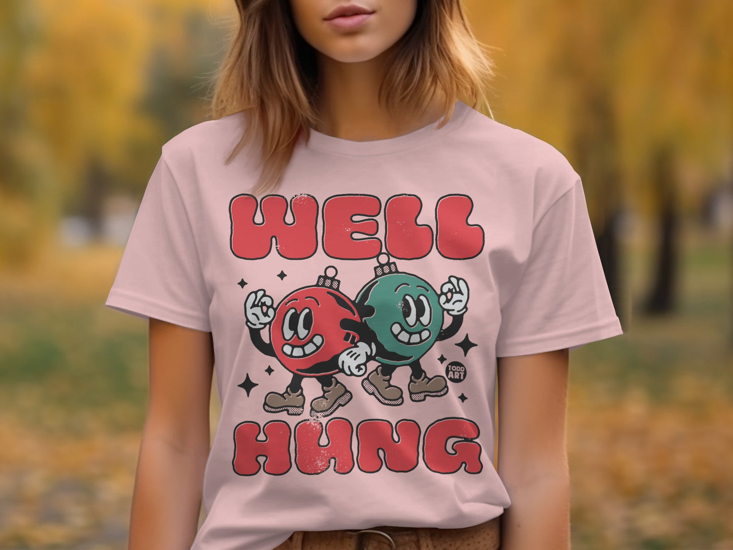 Well Hung Cartoon Characters Graphic Tee product