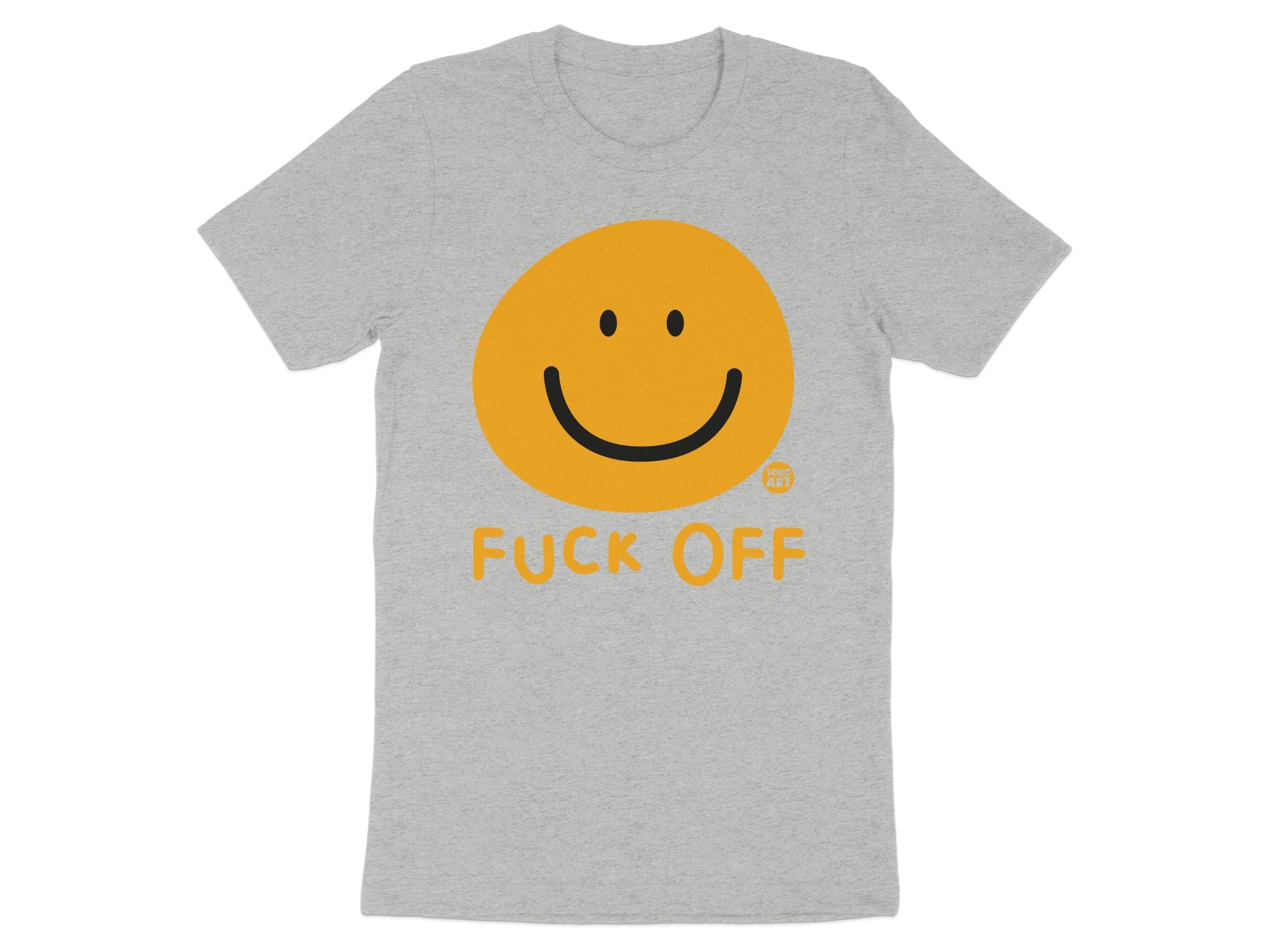 Smiling Face Fuck Off Graphic Print T-Shirt product type