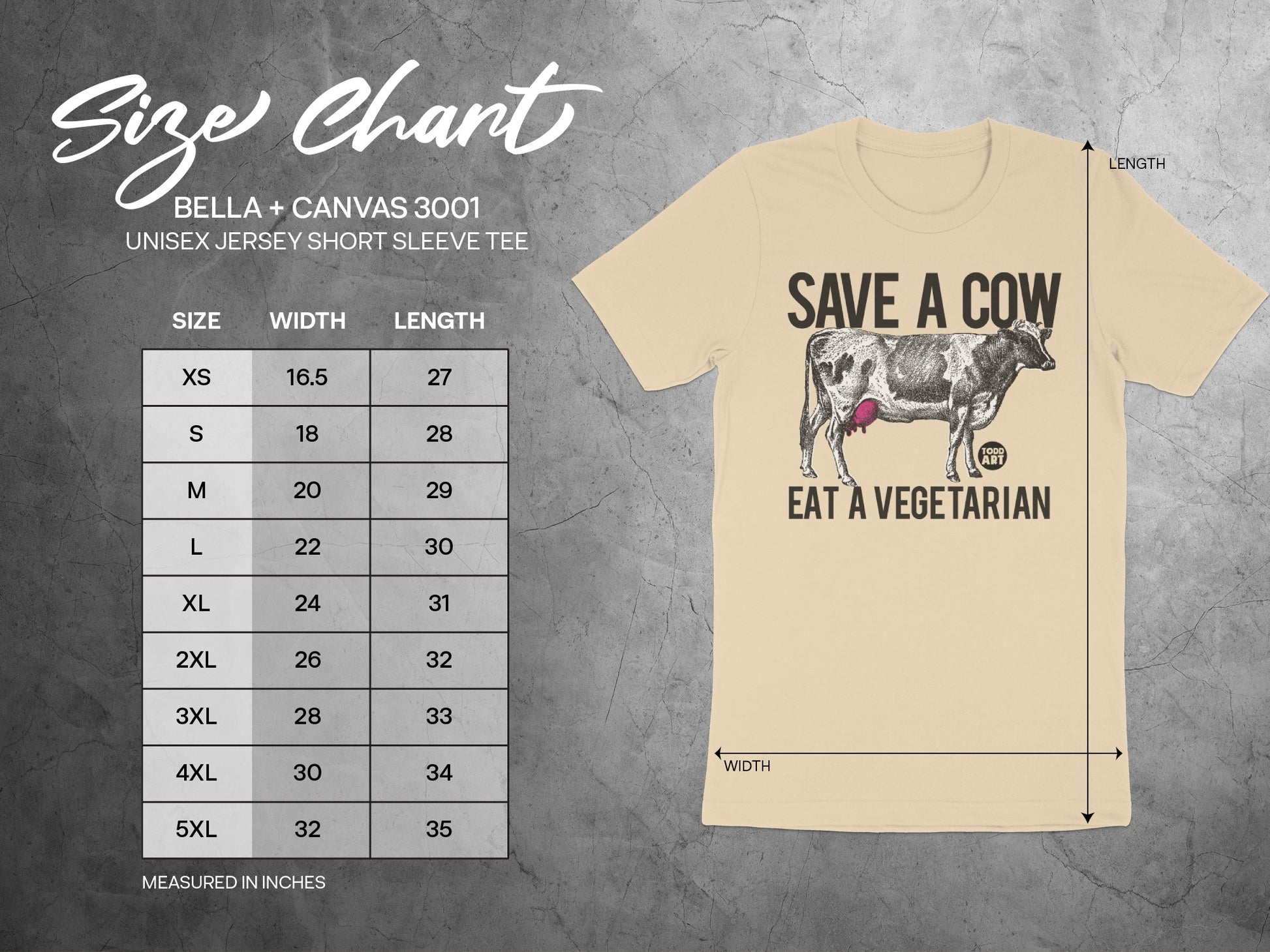 Save a Cow Eat a Vegetarian Short Sleeve Tee product