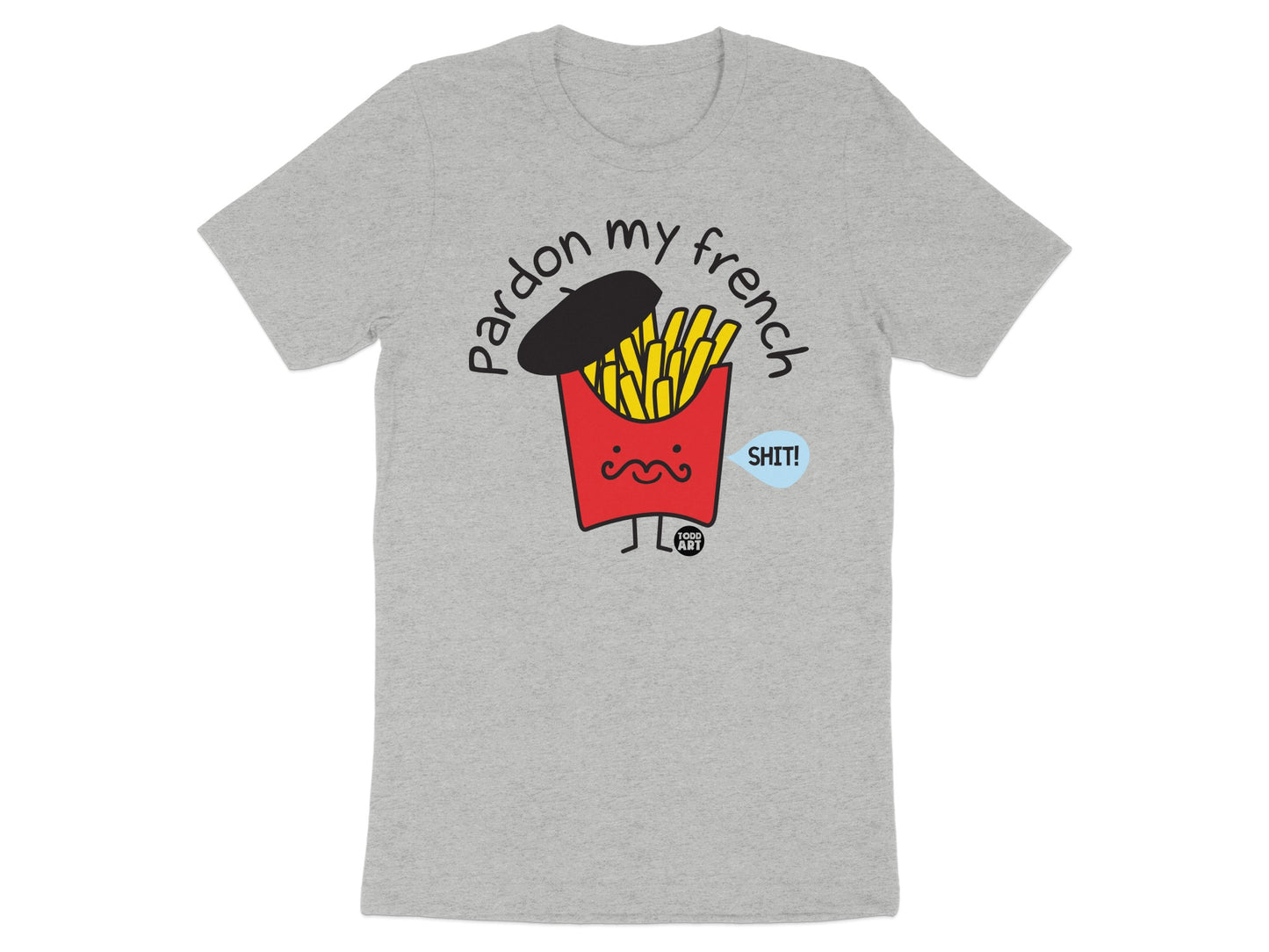 Pardon My French Funny Graphic Tee Shirt product