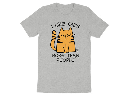 I Like Cats More Than People Graphic Tee product type