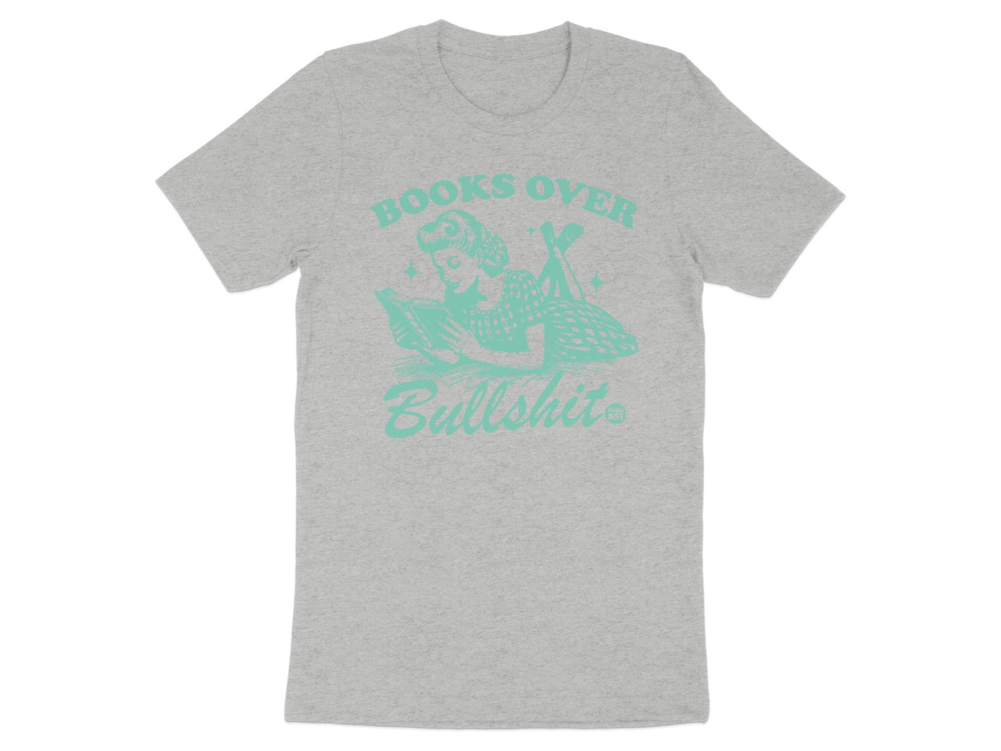 Books Over Bullshit Graphic T-shirt unique product type
