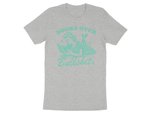 Books Over Bullshit Graphic T-shirt unique product type