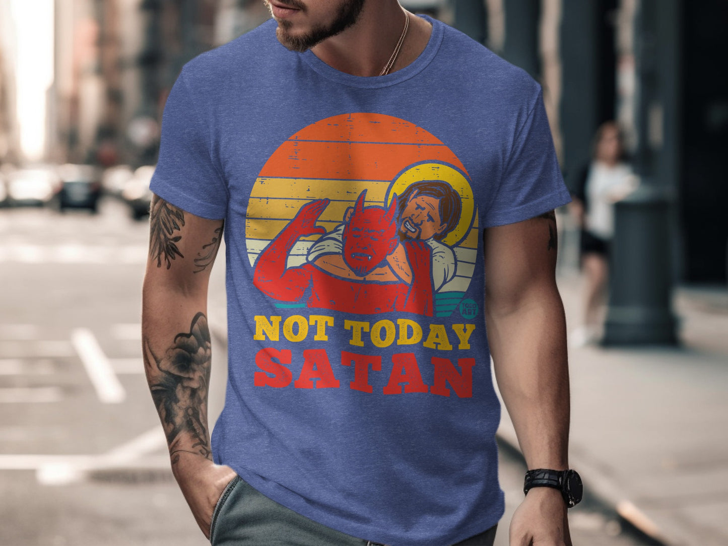 Not Today Satan Graphic T-Shirt product