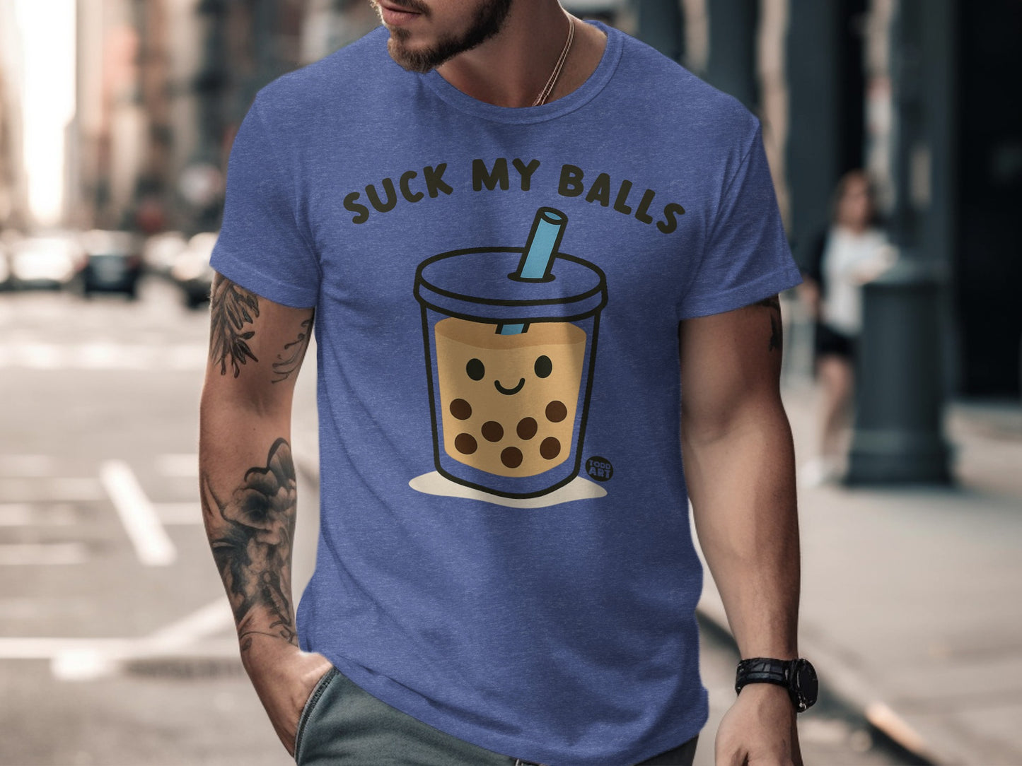Suck My Balls Bubble Tea Graphic Tee product