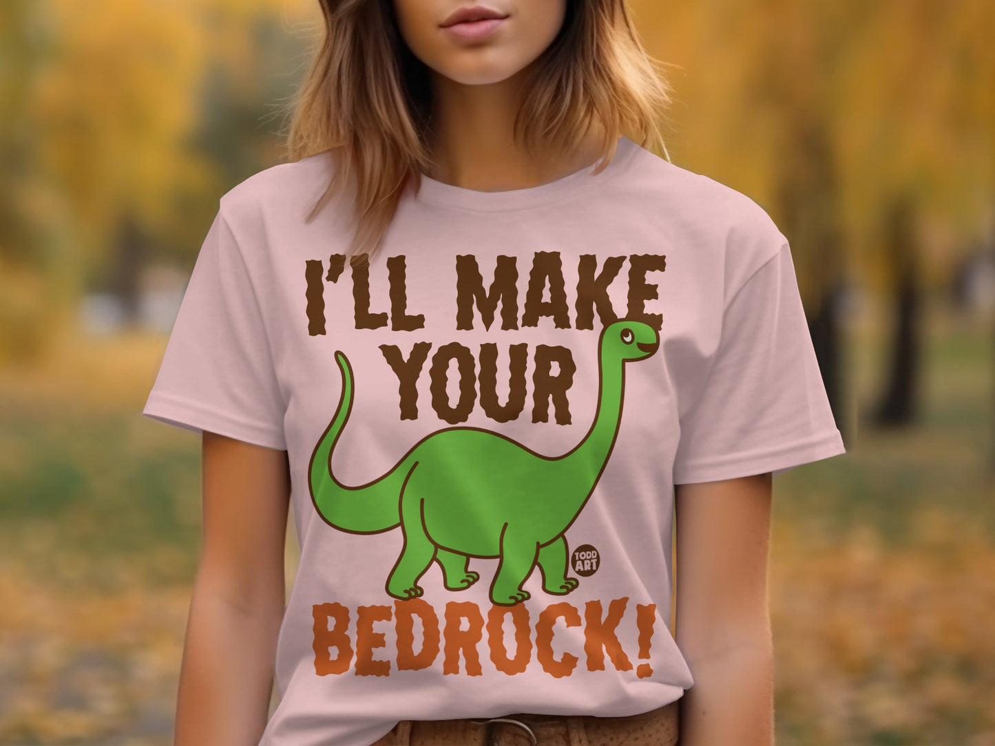 I'll Make Your Bedrock Dinosaur Graphic Shirt product