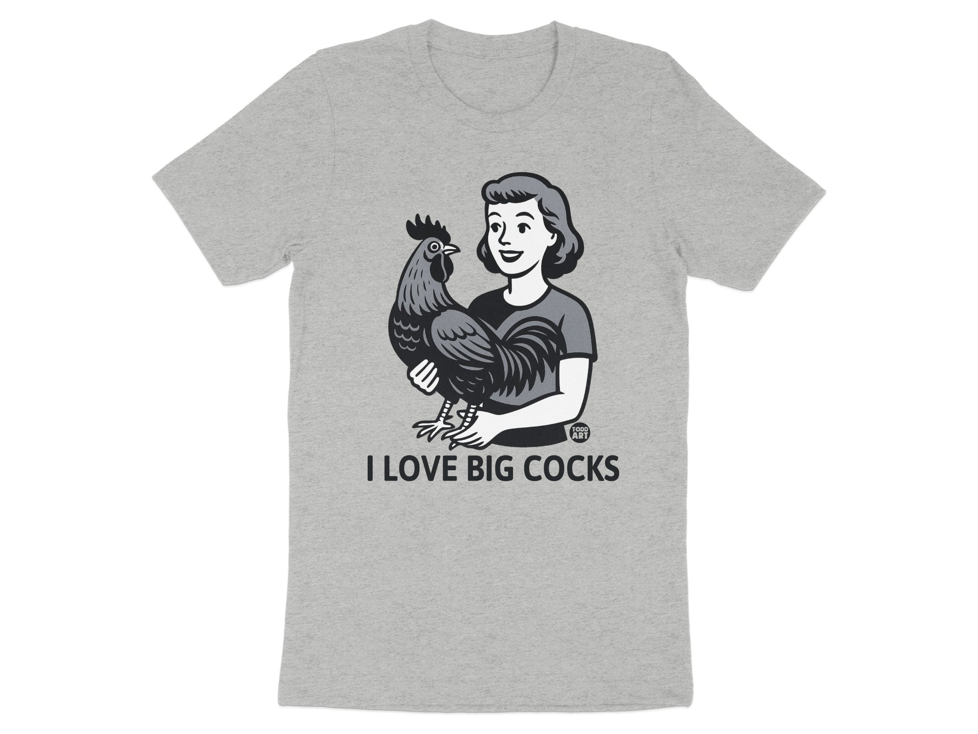 I Love Big Cocks Graphic Tee Funny T-shirt product type