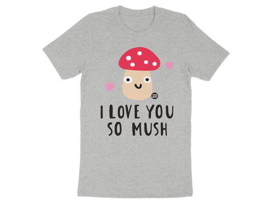 Cute Heartfelt Mushroom Graphic Tee Shirt