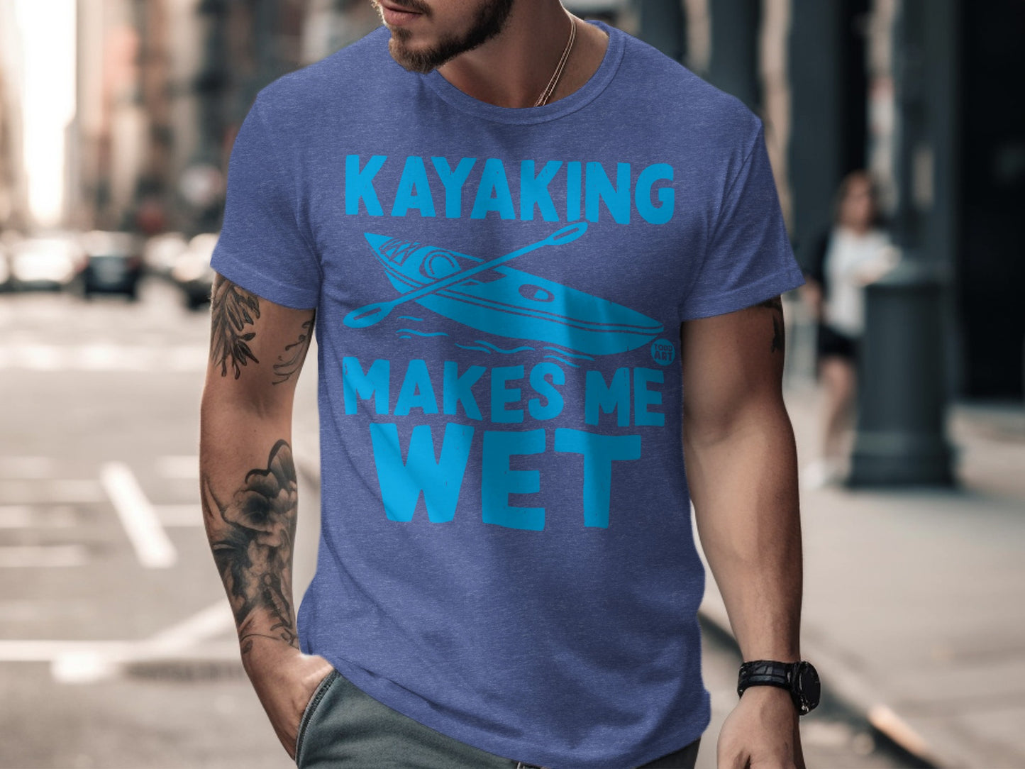 Kayaking Makes Me Wet Statement T-shirt product