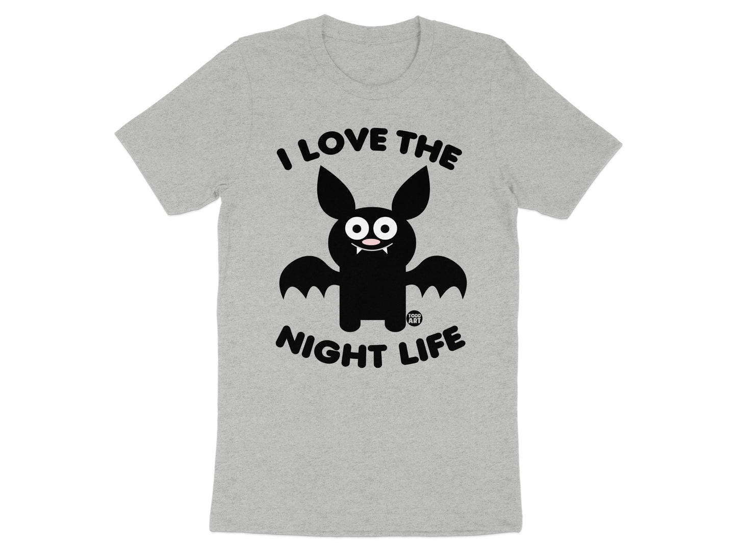 I Love the Night Life Bat Themed T-Shirt product