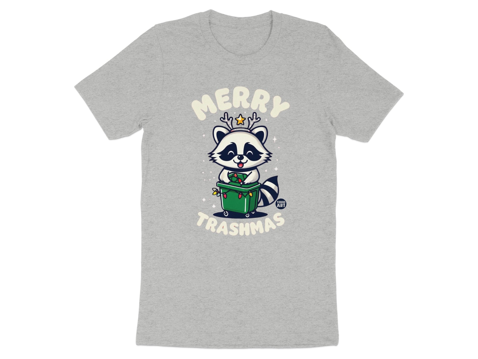 Merry Trashmas Cute Raccoon Christmas T-Shirt product