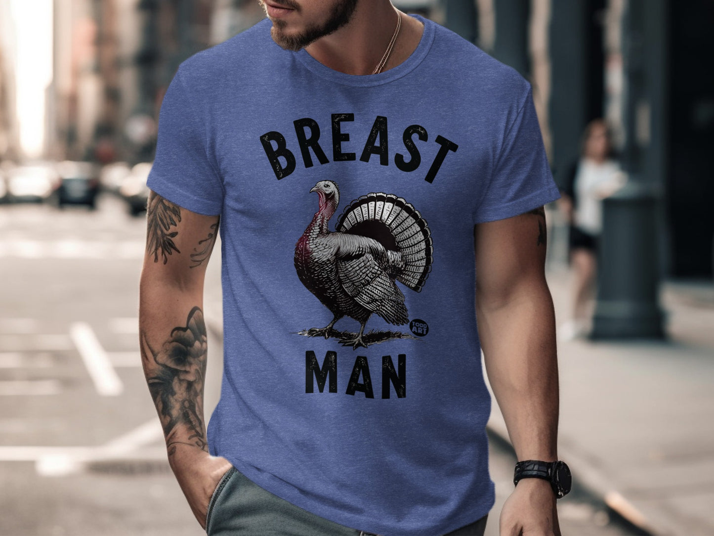 Breast Man Turkey Graphic T-Shirt product type