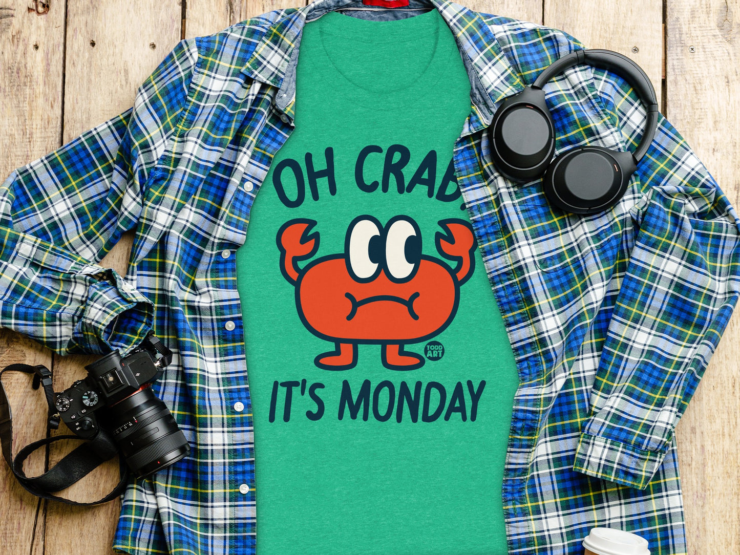 Oh Crab It's Monday Graphic T-Shirt product