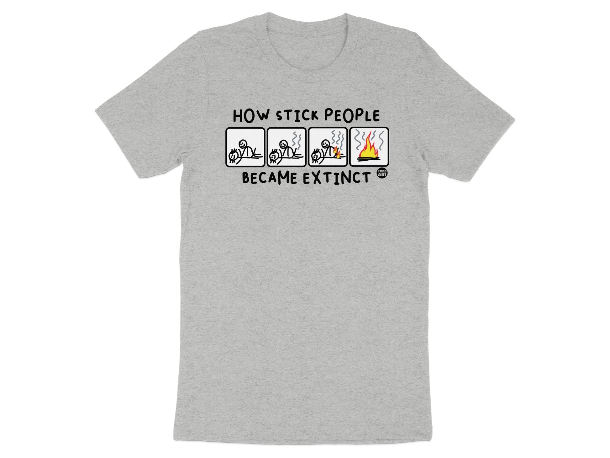 How Stick People Became Extinct Graphic T-Shirt product type