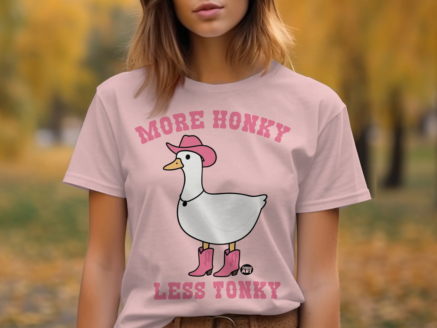 More Honky Less Tonky Duck Themed T-Shirt product