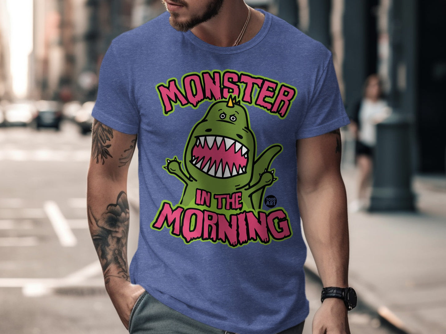 Monster In The Morning Graphic T Shirt product