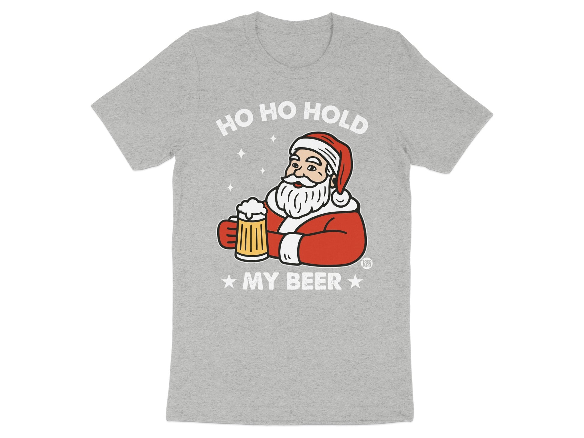 Ho Ho Hold My Beer Funny Santa Christmas T-shirt product