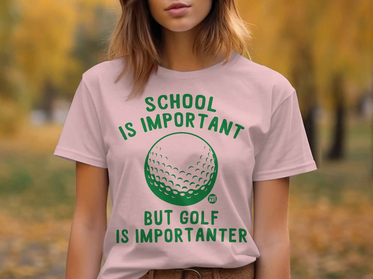 School Is Important But Golf Is Importanter T-Shirt