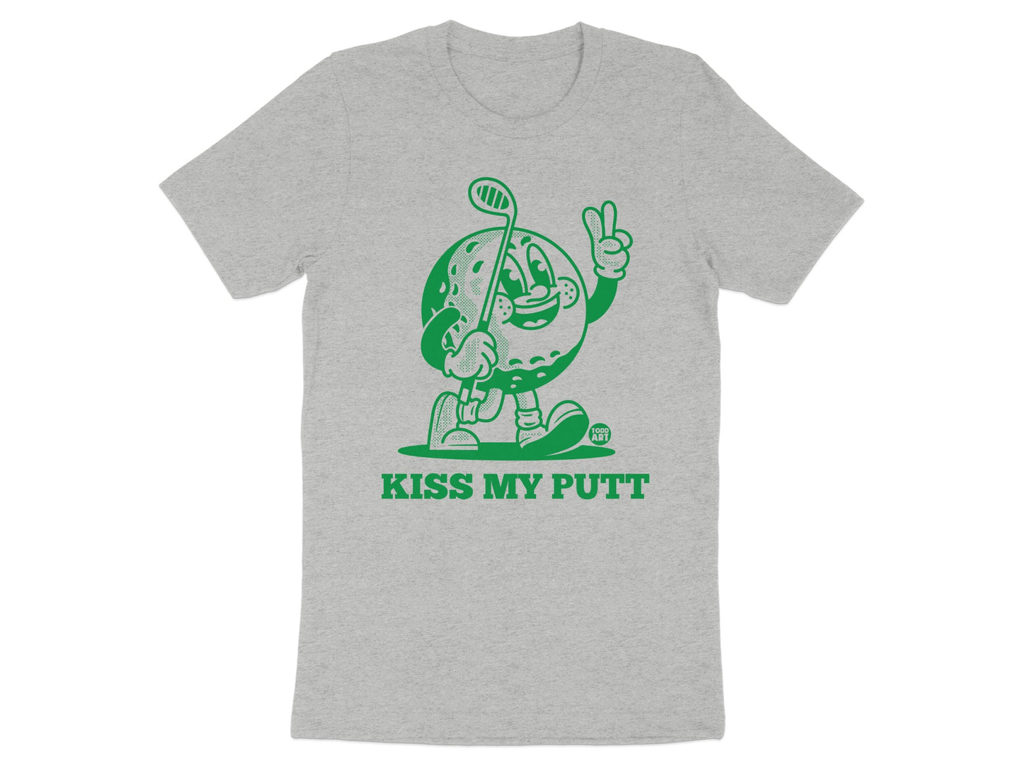 Kiss My Putt Golf Themed T-Shirt Product