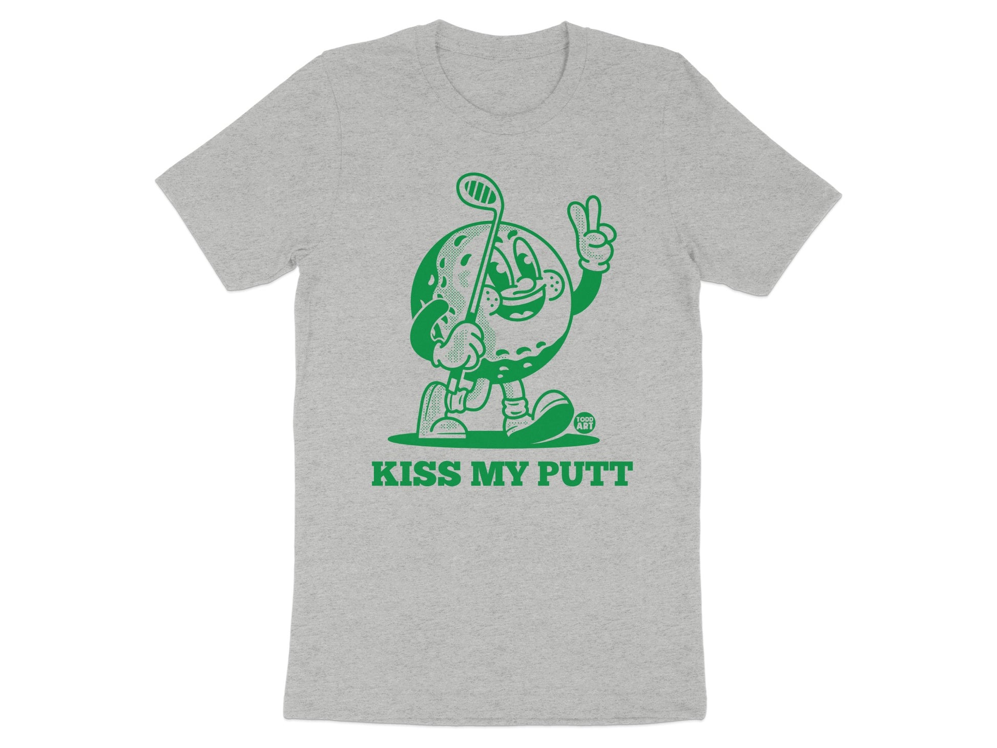 Kiss My Putt Golf Themed T-Shirt Product