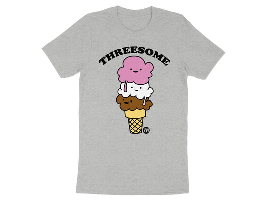 Threesome Cute Ice Cream Graphic Tee Shirt product