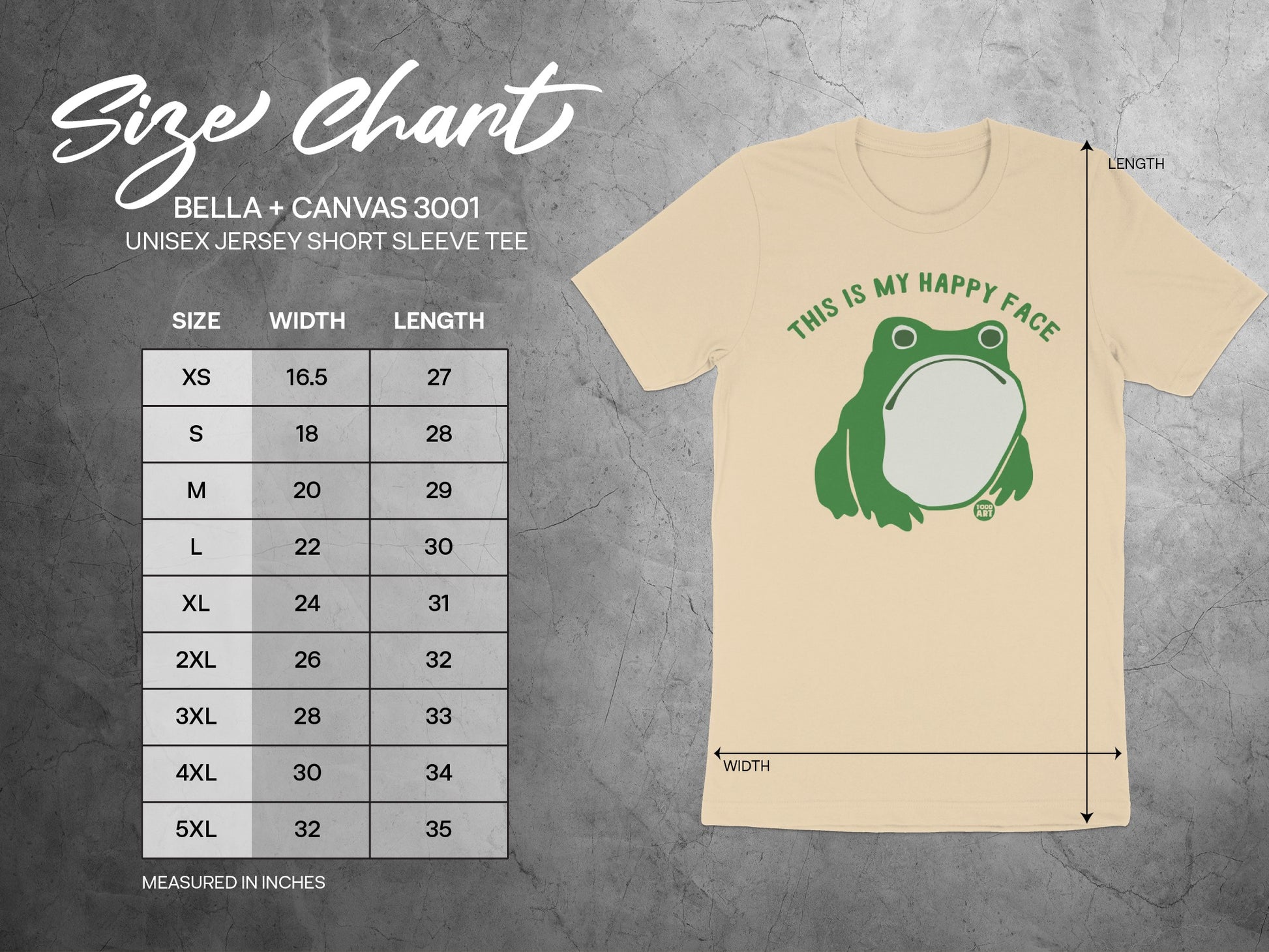 THIS IS MY HAPPY FACE Frog Graphic Tee product