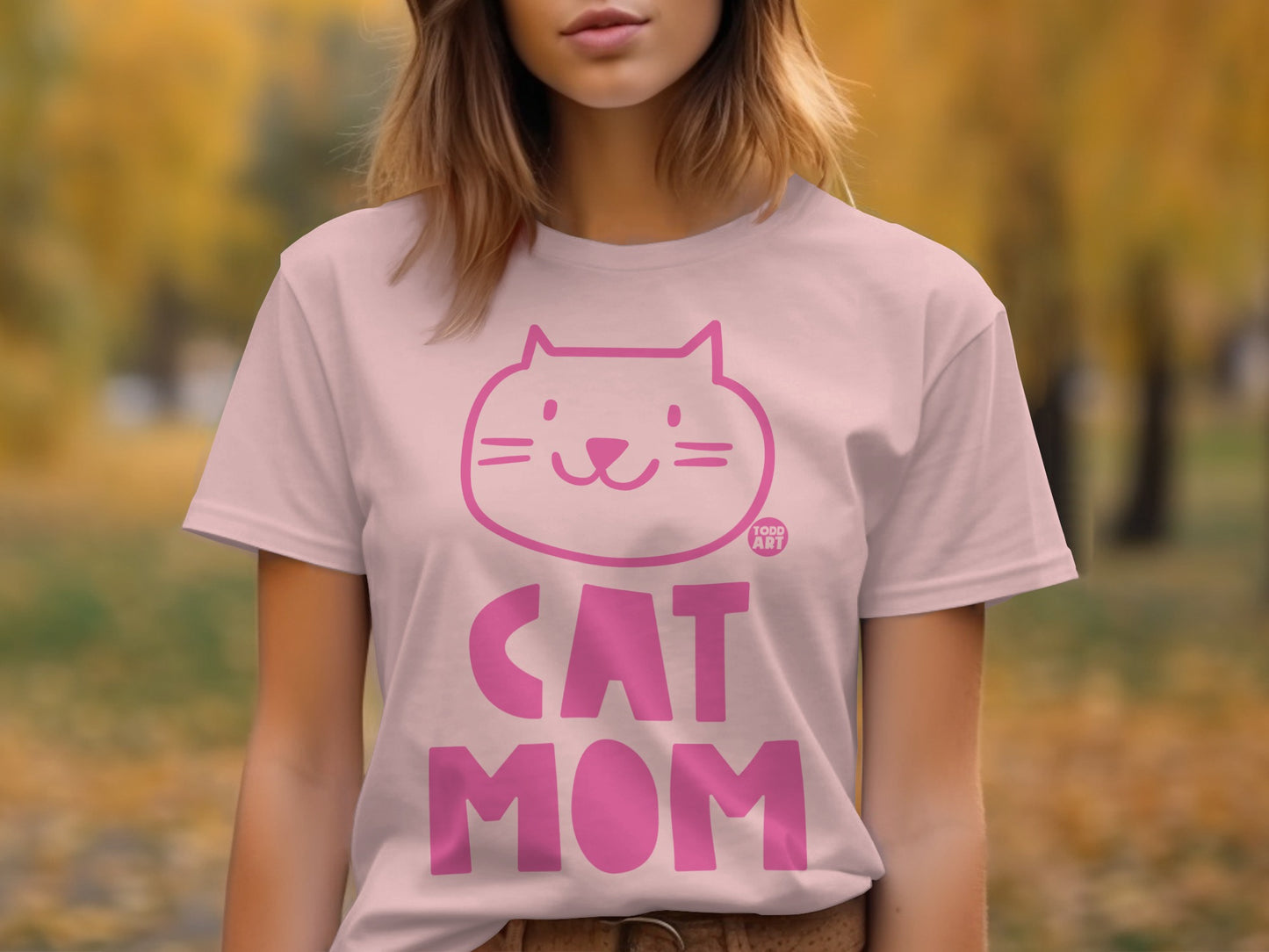 Cute Cat Mom Graphic Tee Perfect for Cat Lovers product type
