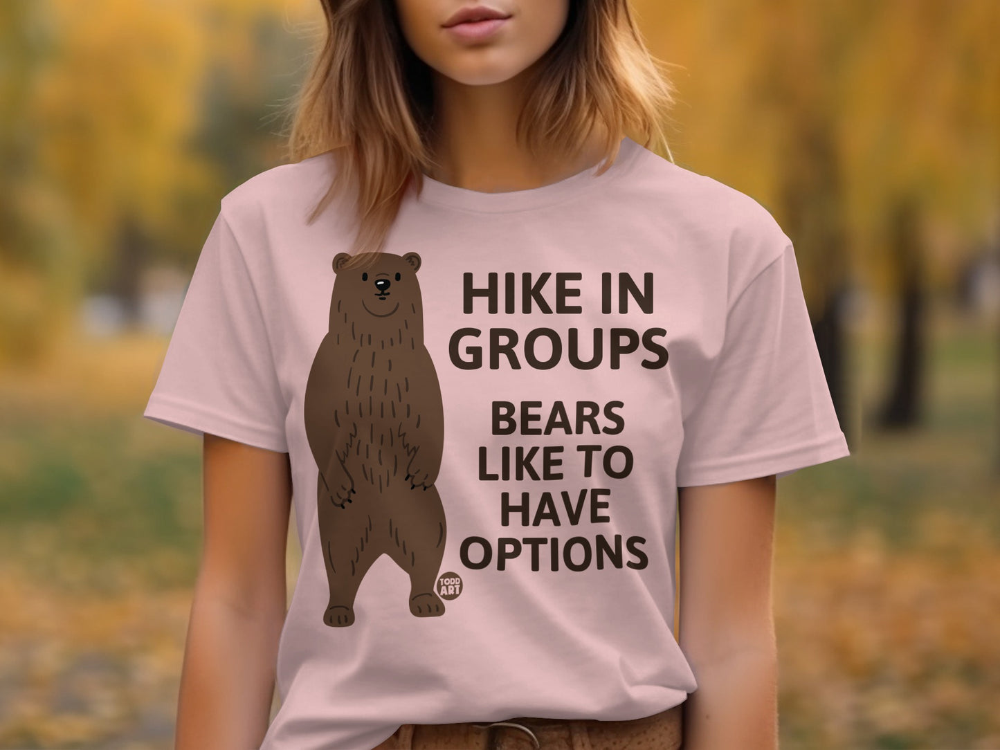 Hike in Groups Bears Like to Have Options shirt