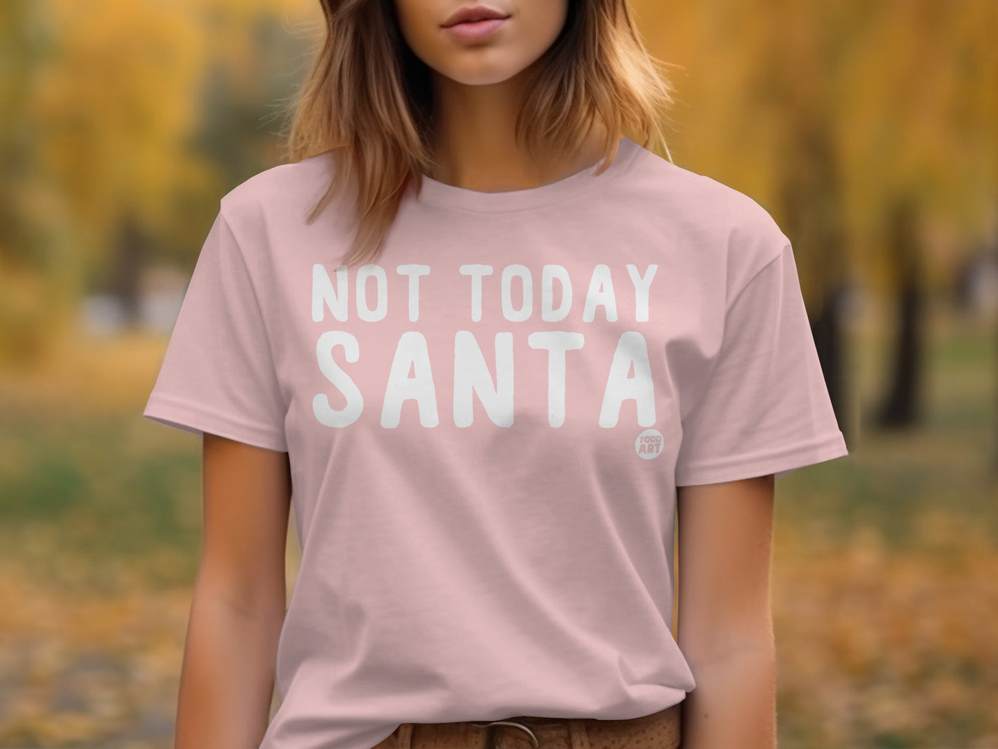 Not Today Santa Statement Graphic T-Shirt product type