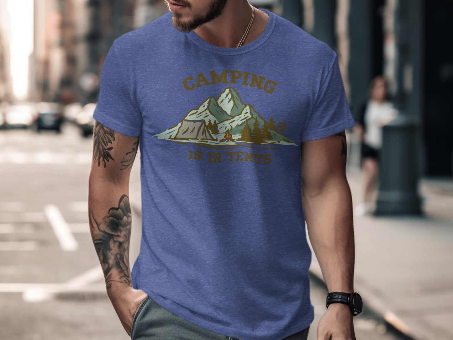 Camping Is In Tents Graphic T-Shirt product